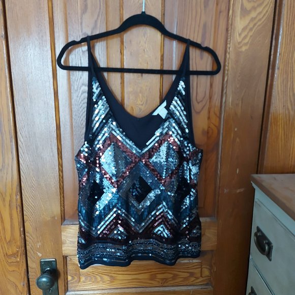Sequin Tank Top - Picture 1 of 4
